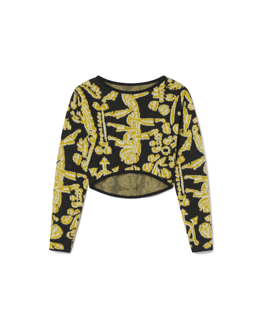 Empingated Knit Crop
