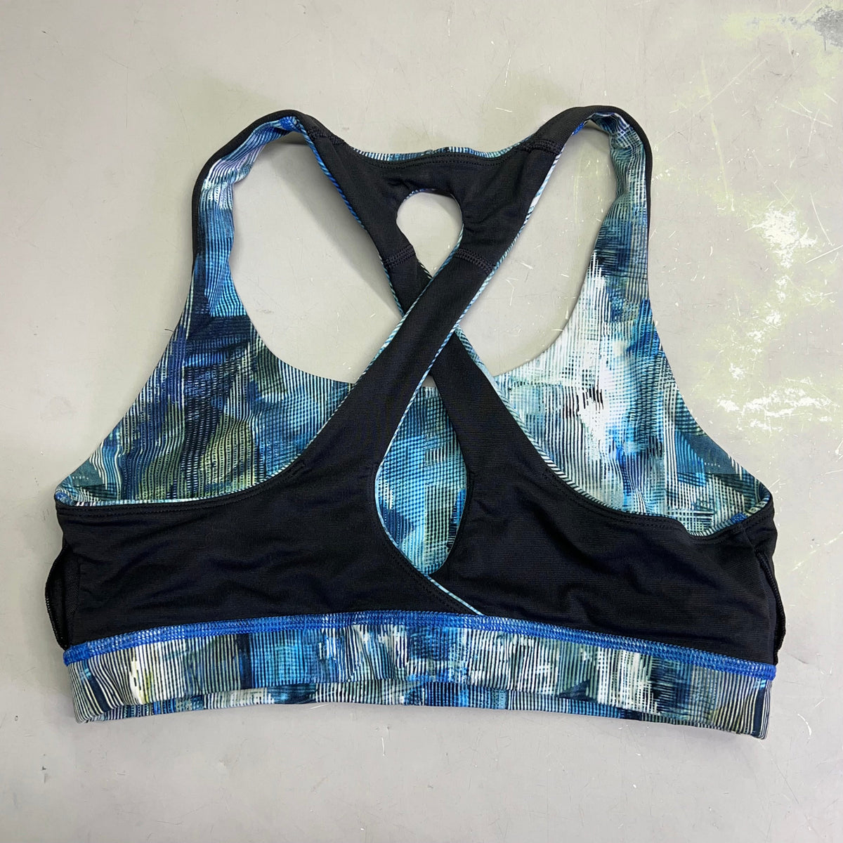 LULULEMON Athletica Time To Sweat Sports Bra Women's Sz 8 Blue (Pre-Owned)