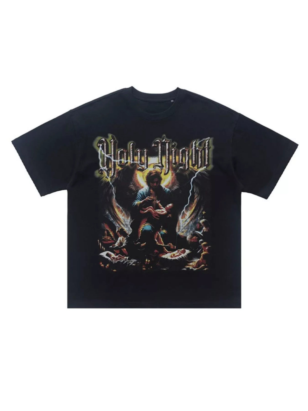 Men's Graphic Round Neck Oversized T-Shirt