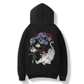 KH9977 War of Beasts Embroidered Hoodie