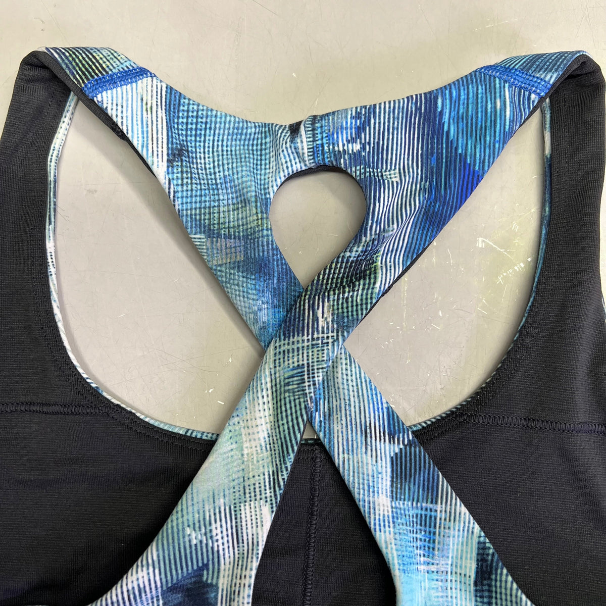LULULEMON Athletica Time To Sweat Sports Bra Women's Sz 8 Blue (Pre-Owned)