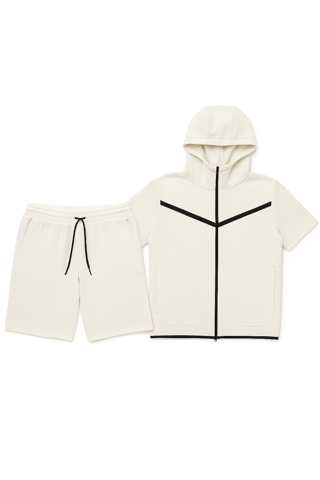 Men’s TechFlex Hooded Zip-Up Short Set