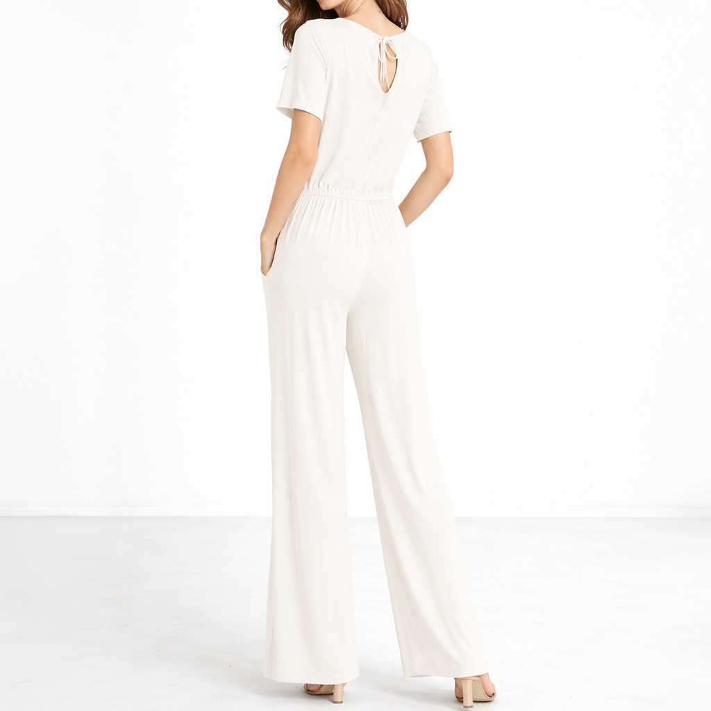 Women's Relaxed Wide-Leg Lounge Jumpsuit - Bellatrix