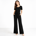 Women's Relaxed Wide-Leg Lounge Jumpsuit - Bellatrix