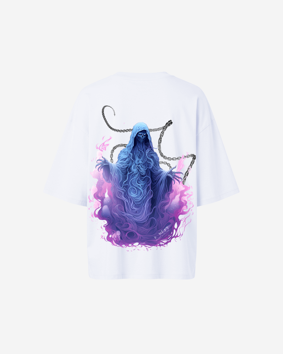 G West Womens Oversized Purple Reaper Tee