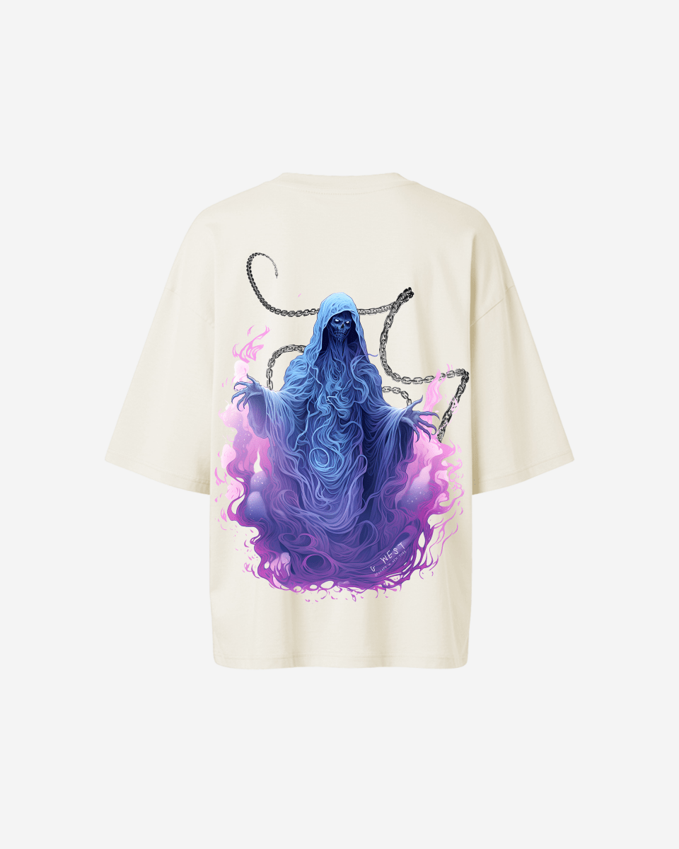 G West Womens Oversized Purple Reaper Tee