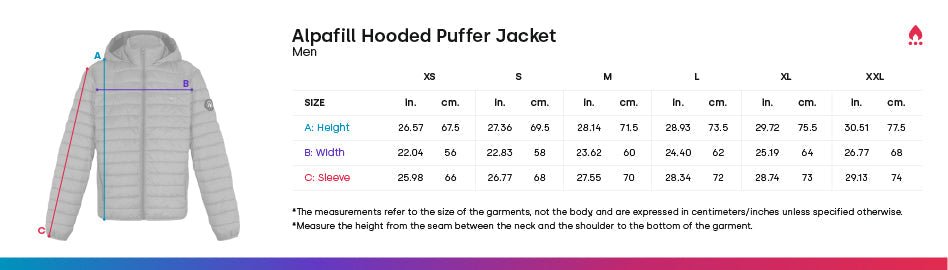 Men's Alpafill Puffer Alpaca Jacket