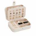 Small Jewelry Organizer Box Travel Case for Rings and Earrings