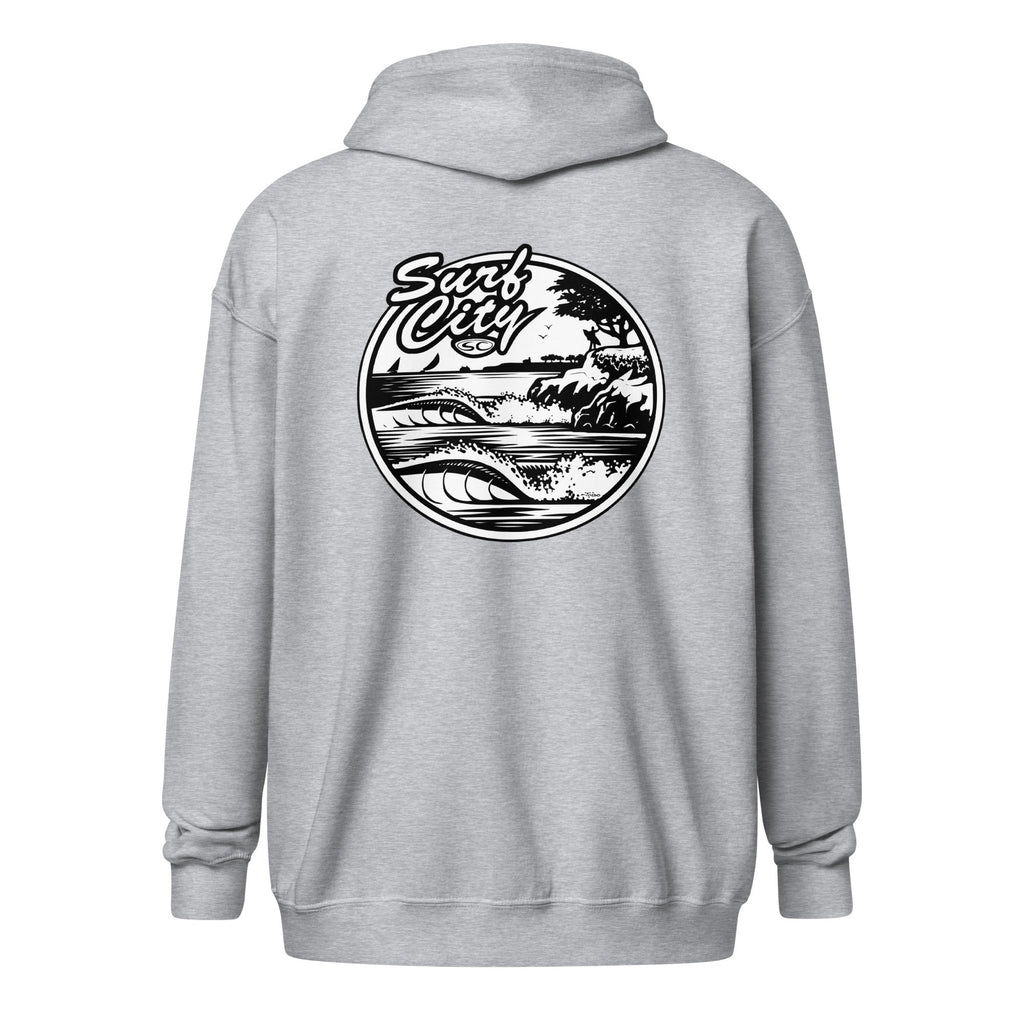 Santa Cruz Surf Shop Surf City Mens Zip Hoodie
